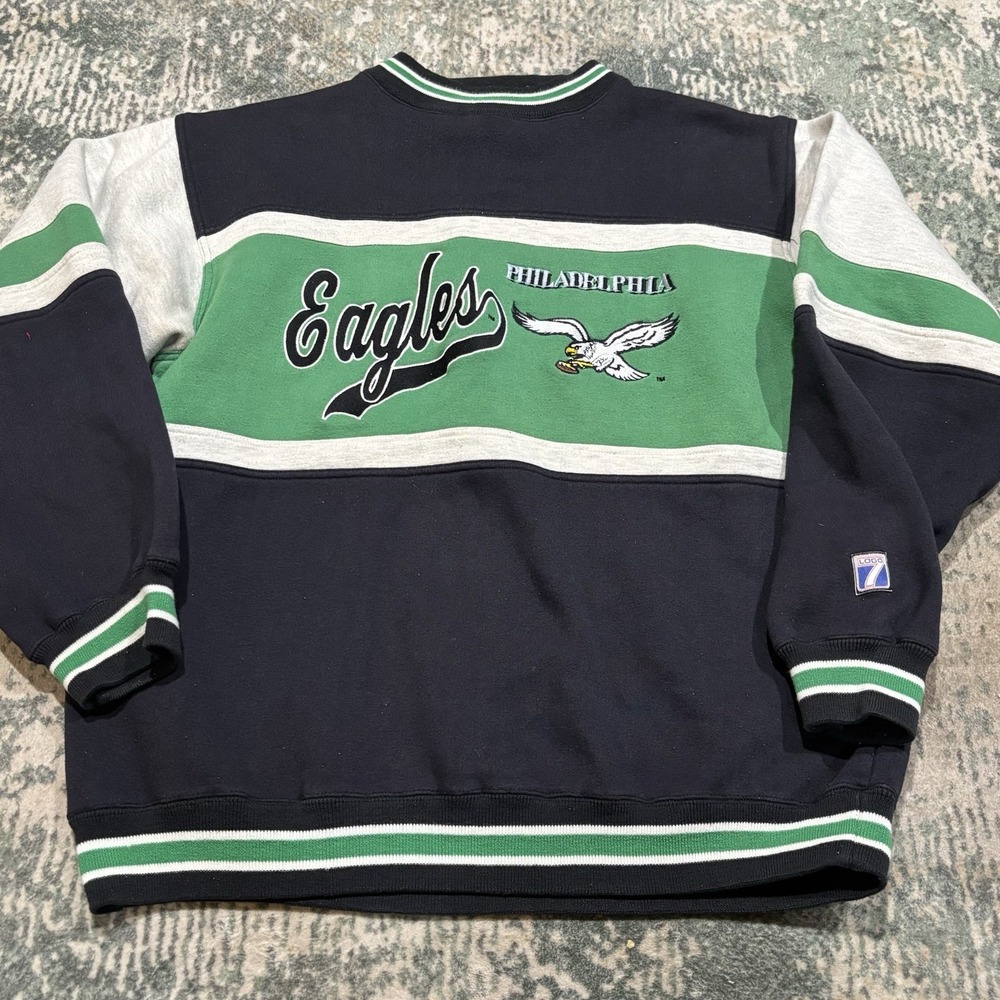 vintage 1990s Logo 7 Philadelphia Eagles crewneck sweatshirt XL
